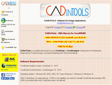 Tablet Screenshot of cadintools.com